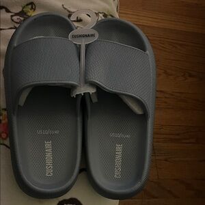 Cushionaire Blue Slide Sandals